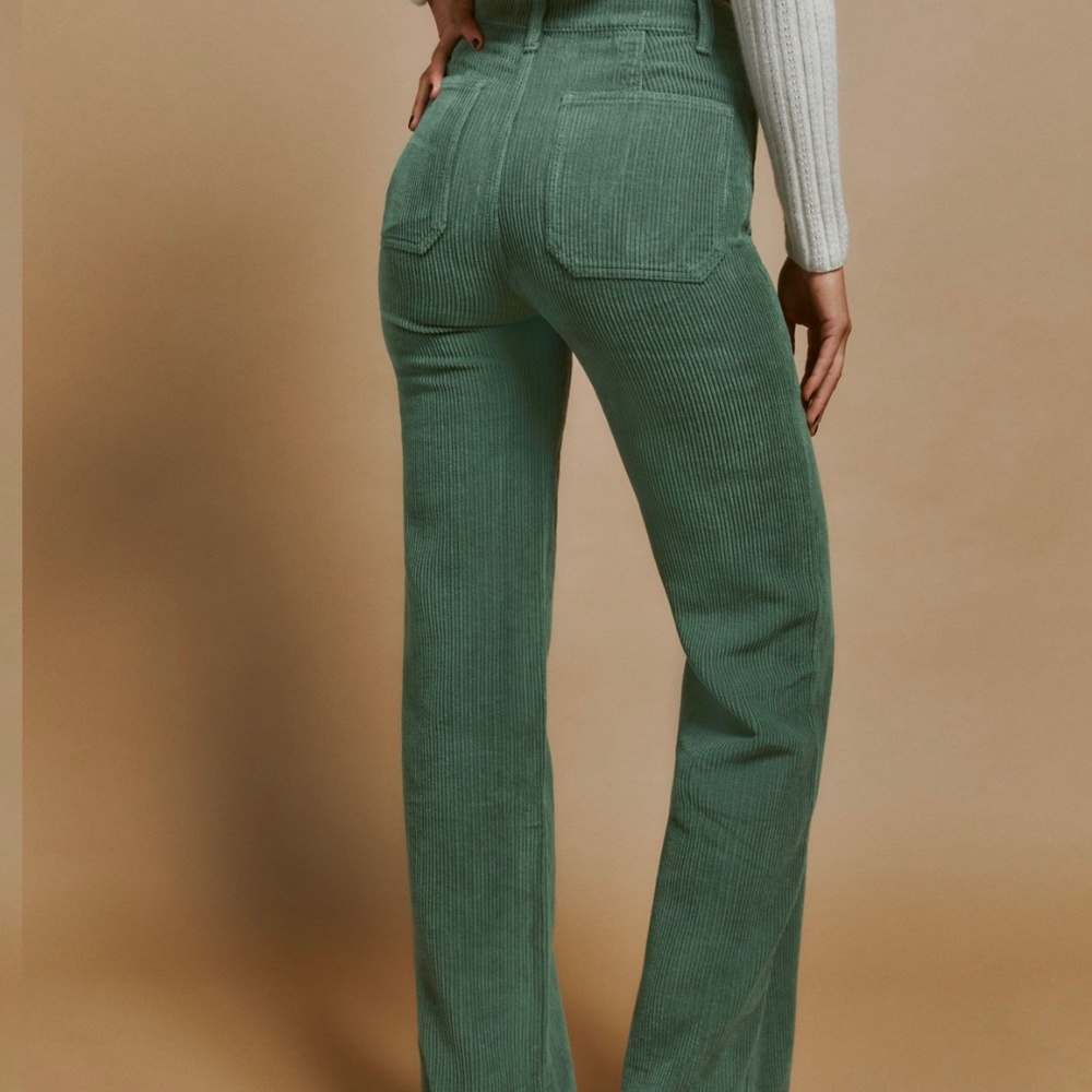 Reformation Alyssa High Rise Wide Leg Corduroy Pants